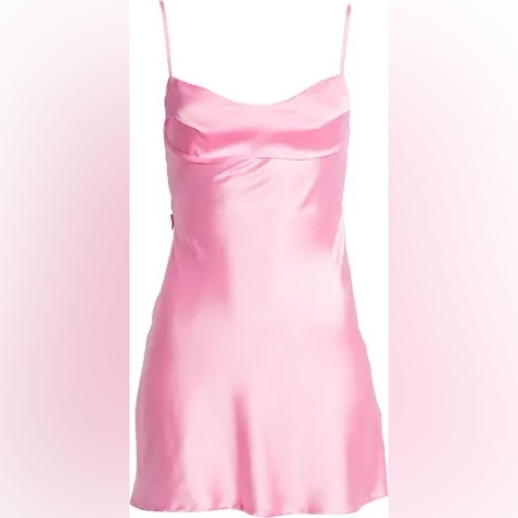 Edikted Bellamy Satin Mini Dress - Picture 2 of 5